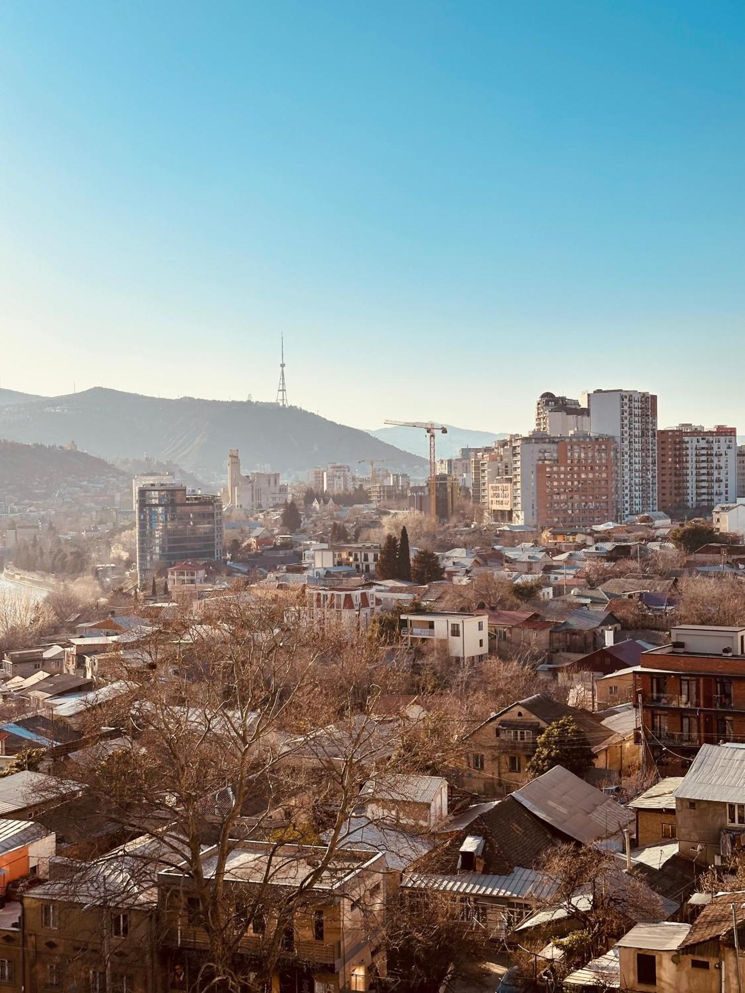 Apartamento Twins Tower Tiflis Exterior foto